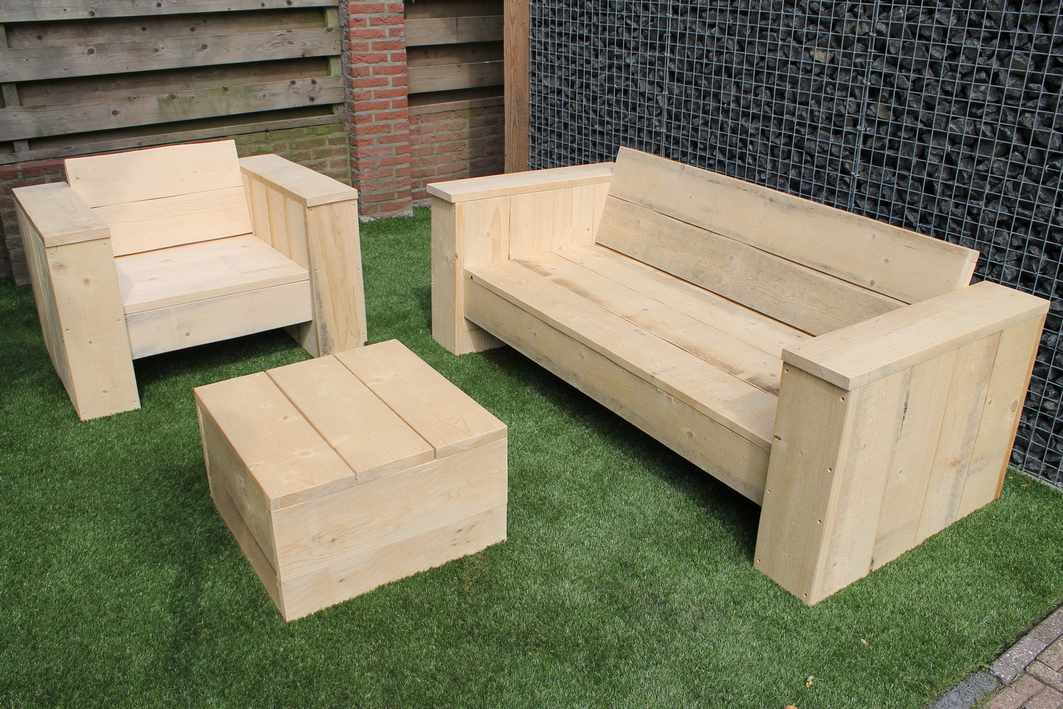 Bauholz Lounge Möbel