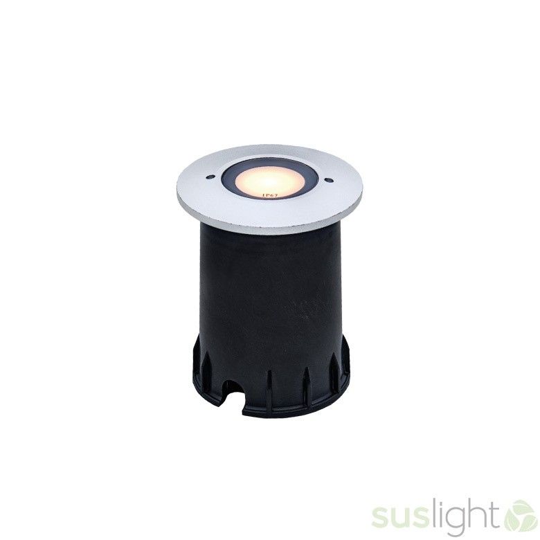 LED bodenspot Sus Small Sun 1.5Watts - 24V + cover LED bodenspot Sus Small Sun 1.5Watts - 24V + cover