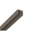 Alu U-Abschluß Profil Grau Braun / Taupe 1 Meter lang