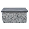 Gabionen-Bank lxhxt 1,50 x 0,45m x 0,47m