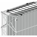 Abdeckung für Wand 23 cm, feuerverzinkt lxt 240 cm x 21,5 cm 