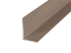 L-Profil Aluminium Türstopper taupe beschichtet 180 cm