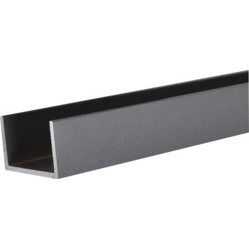 Alu U-Profil Anthrazit