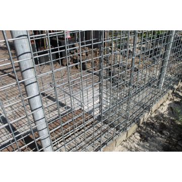 Aufbau Gabionen Zübehör