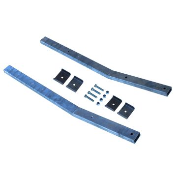 Rückenlehnenhalter für Gabionenbank