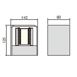 Sus Square Champagne - 24V 4.0Watt