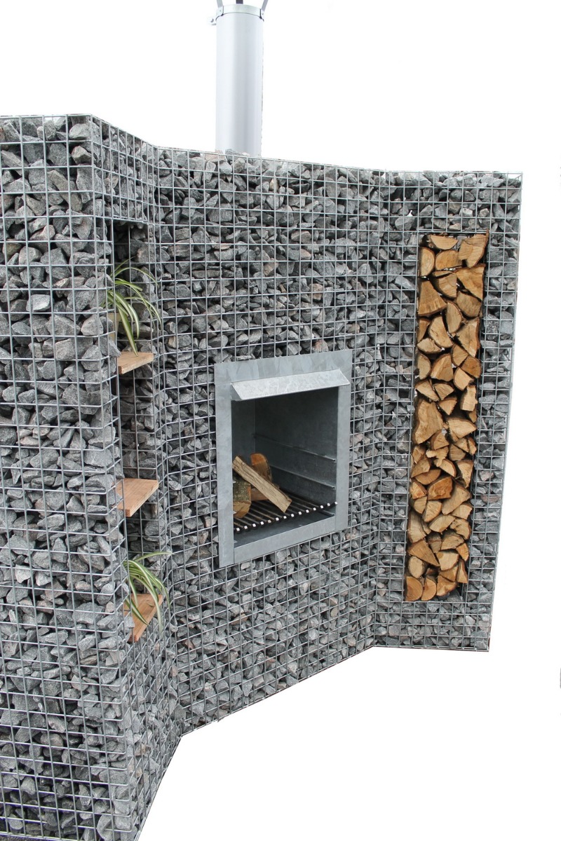 Winkelkamin Grill XL