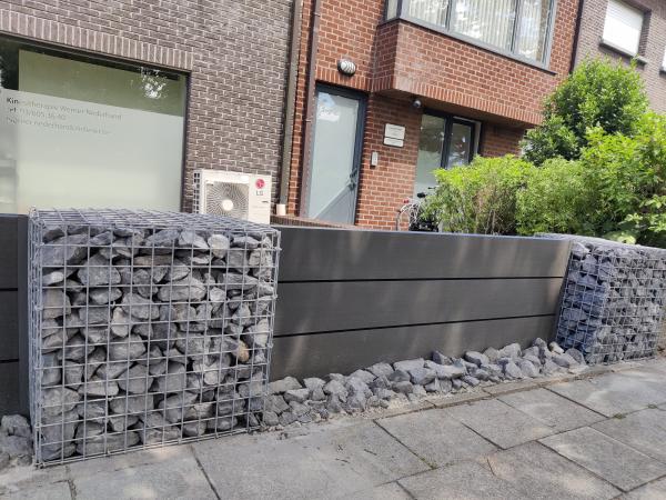 Gabionen WPC-zaun Gabionen WPC-zaun