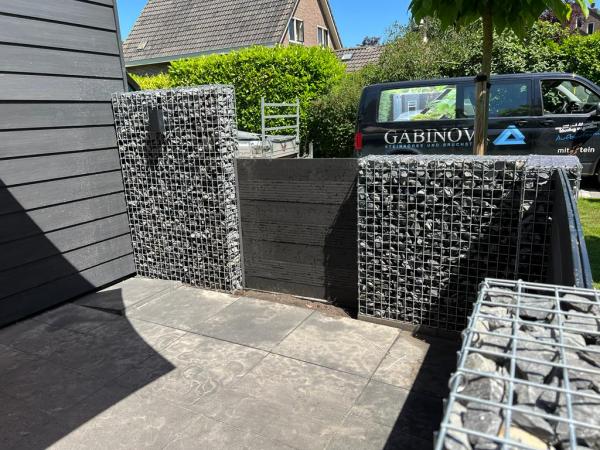 Gabionen WPC-zaun Aufbauteam Gabionen WPC-zaun Aufbauteam