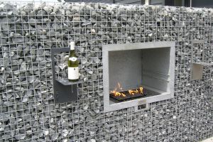 Gabionen Gartenkamin – Gartenkamine