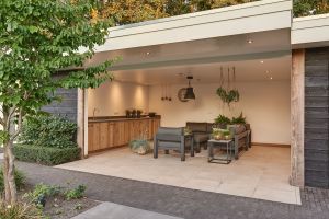 Inspirationsfoto mit LED-Beleuchtung – Gabionen LED beleuchtung