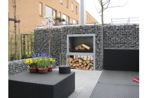 Gabionen Gartenkamin – Gartenkamine
