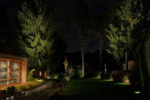Inspirationsfoto mit LED-Beleuchtung – Gabionen LED beleuchtung