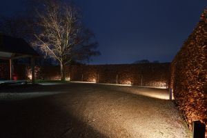 Inspirationsfoto mit LED-Beleuchtung – Gabionen LED beleuchtung