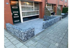 Gabionen mit Alpensteine – Alpensteine. Gabionen mit Alpensteine