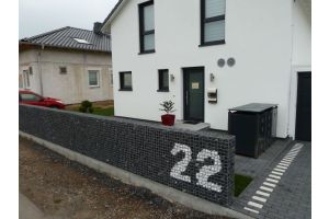 Steinkörbe mit Basalt Bruchsteine – Basalt Bruchsteine Inspiration. Steinkörbe mit Basalt Bruchsteine