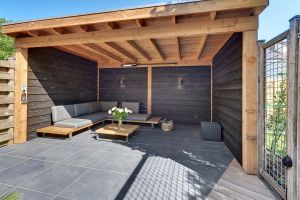 Inspirationsfoto mit LED-Beleuchtung – Gabionen LED beleuchtung