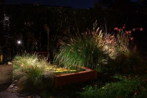 Inspirationsfoto mit LED-Beleuchtung – Gabionen LED beleuchtung