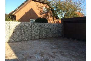 Gabionen mit Yellow Sun – Yellow Sun Bruchstein Inspiration. Gabionen mit Yellow Sun