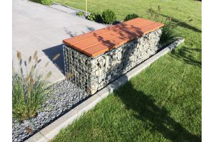 Gabionenbank – Gabionenbank. Gabionenbank