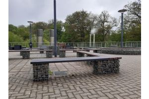 Gabionenbank – Gabionenbank. Gabionenbank