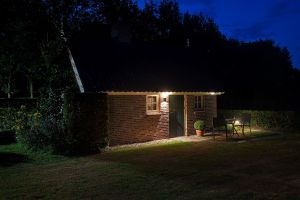 Inspirationsfoto mit LED-Beleuchtung – Gabionen LED beleuchtung