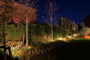Inspirationsfoto mit LED-Beleuchtung – Gabionen LED beleuchtung