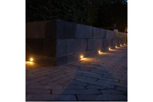 Inspirationsfoto mit LED-Beleuchtung – Gabionen LED beleuchtung