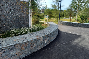 Claremont Park London Gabionen – Geschäftsanwendungen. Claremont Park London Gabionen