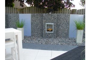 Norwegen Granit 31-50mm mit Gartenkamin BBQ – Norwegen Granit. Norwegen Granit 31-50mm mit Gartenkamin BBQ