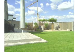 Gabionen mit Yellow Sun – Gabionen. Gabionen mit Yellow Sun