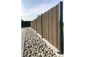 Inspirationsfoto – Kunststoff-Sichtschutzzaun