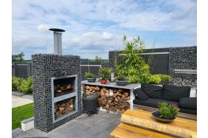 Gabionen Gartenkamin – Gartenkamine