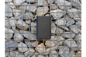 Inspirationsfoto mit LED-Beleuchtung – Gabionen LED beleuchtung