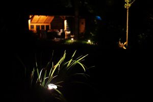 Inspirationsfoto mit LED-Beleuchtung – Gabionen LED beleuchtung
