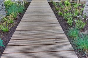 Inspirationsfoto mit LED-Beleuchtung – Gabionen LED beleuchtung