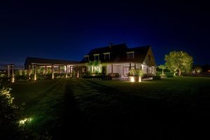 Inspirationsfoto mit LED-Beleuchtung – Gabionen LED beleuchtung