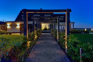 Inspirationsfoto mit LED-Beleuchtung – Gabionen LED beleuchtung