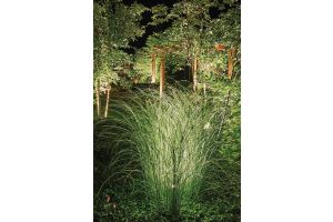 Inspirationsfoto mit LED-Beleuchtung – Gabionen LED beleuchtung