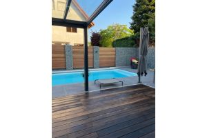 Gabionen Norwegischen Granit – Aufbauteam. Gabionen Norwegischen Granit