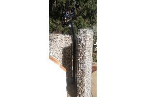 Gabionen-Duschabtrennung – Gabionen. Gabionen-Duschabtrennung