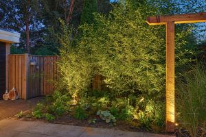 Inspirationsfoto mit LED-Beleuchtung – Gabionen LED beleuchtung