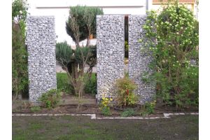Gabione – Gabionen-Säulen