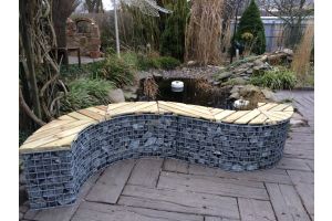 Gabionenbank – Gabionenbank. Gabionenbank