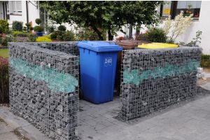 Gabionen Mülltonnenverkleidung Tournai Bruchstein – Tournai Bruchstein. Gabionen Mülltonnenverkleidung Tournai Bruchstein