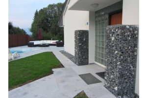 Gabione – Gabionen-Säulen