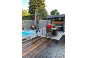 Gabionen Norwegischen Granit – Aufbauteam. Gabionen Norwegischen Granit