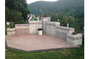 Steinkörbe Sichtschutz – Gabionen. Steinkörbe Sichtschutz