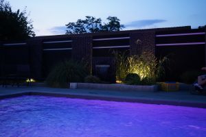 WPC Sichtschutz Anthrazit – WPC-zaun mit Gabionen. WPC Sichtschutz Anthrazit