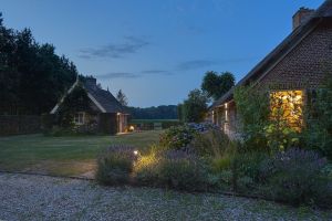 Inspirationsfoto mit LED-Beleuchtung – Gabionen LED beleuchtung